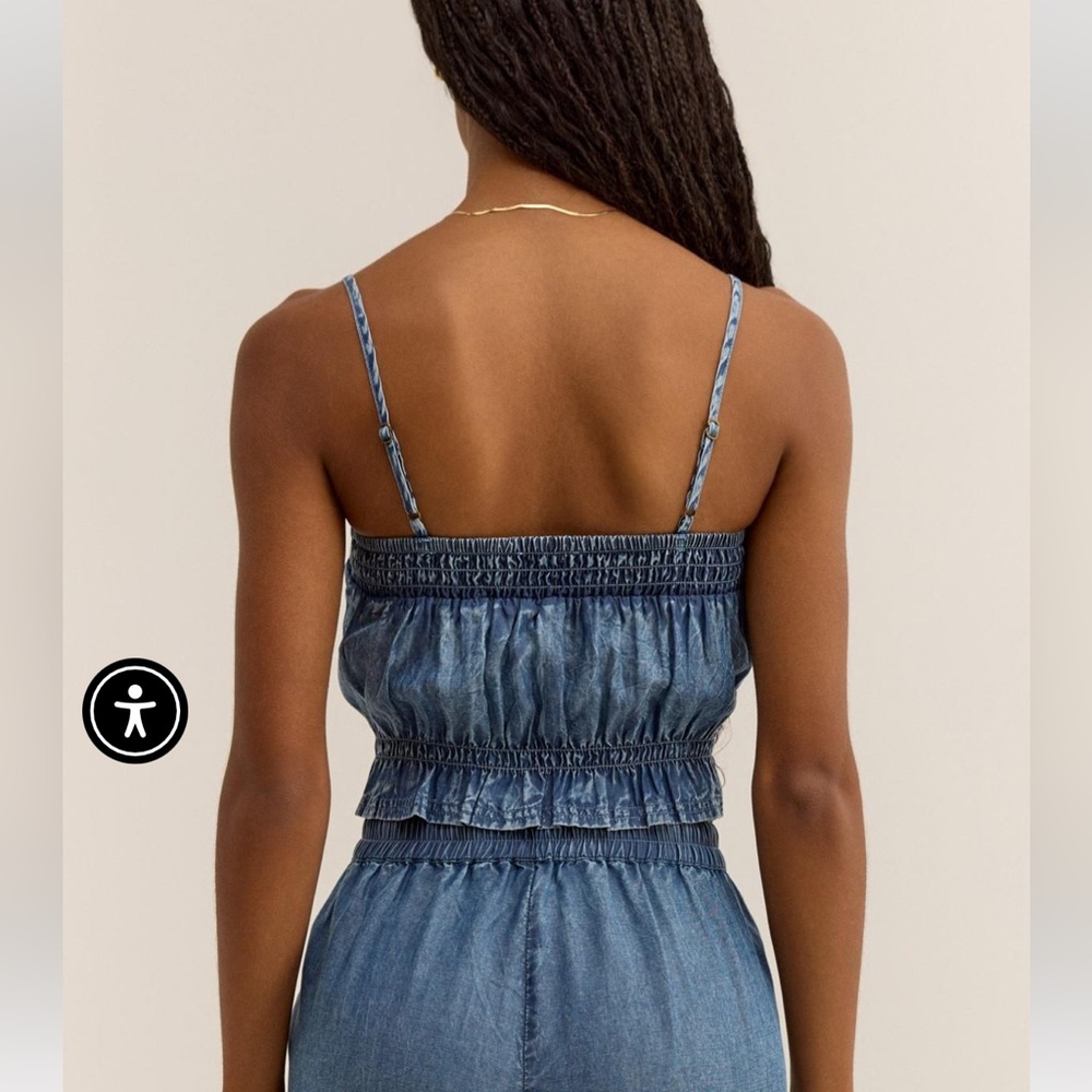 Z Supply Rivina Chambray Tank - Picture 2 of 3